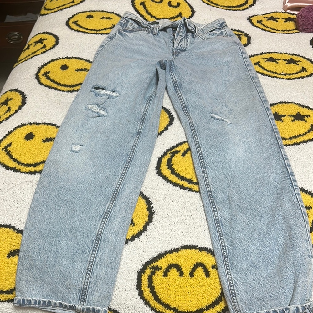 Distressed Denim Jeans